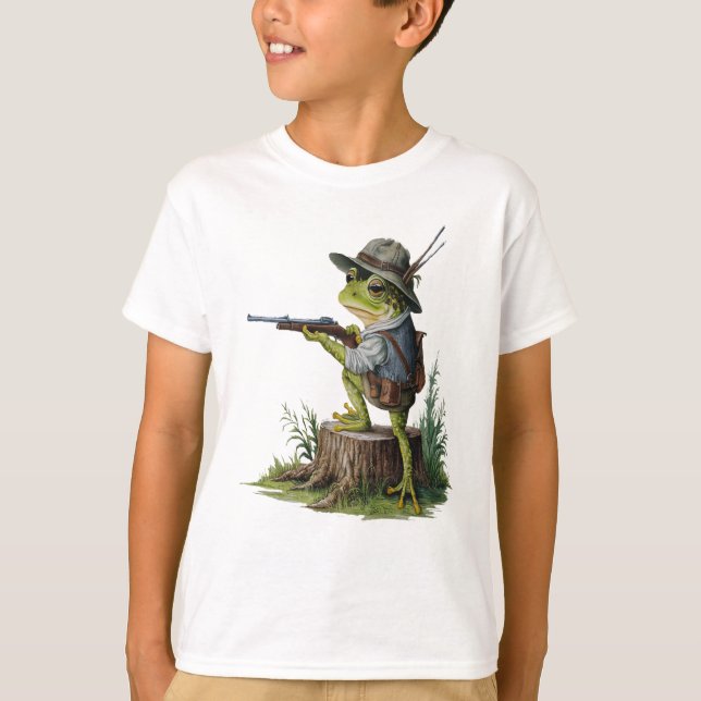 Der Jägerfrosch T-Shirt (Vorderseite)