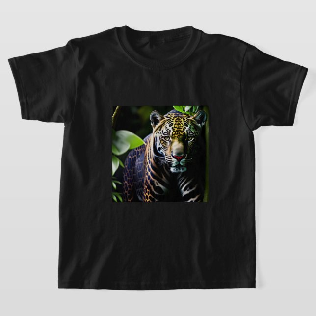 Der Jaguar - Der feurige Dschungel-Raubtier T-Shirt (Ablage )