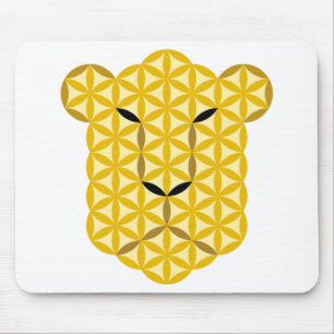 Der Jaguar des Lebens - heilige Tiere. Mousepad