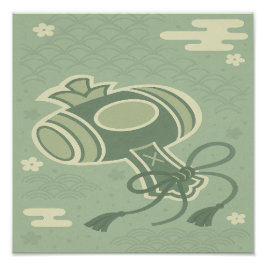 Der japanische Charme ∣ das glückliche Ballet der Fotodruck