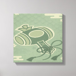 Der japanische Charme ∣ das glückliche Ballet der Leinwanddruck