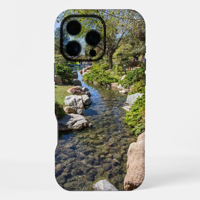 Der japanische Freundschaftsgarten iPhone Hülle (Rückseite)
