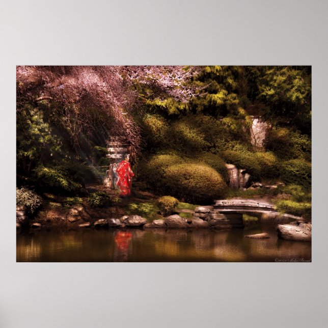 Der japanische Garten Poster (Vorne)