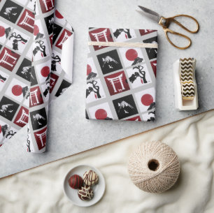 Der japanische Geist Gemälde von Alfred Fox Geschenkpapier