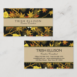 Der japanische Herbst lässt antike, klassische Kun Visitenkarte