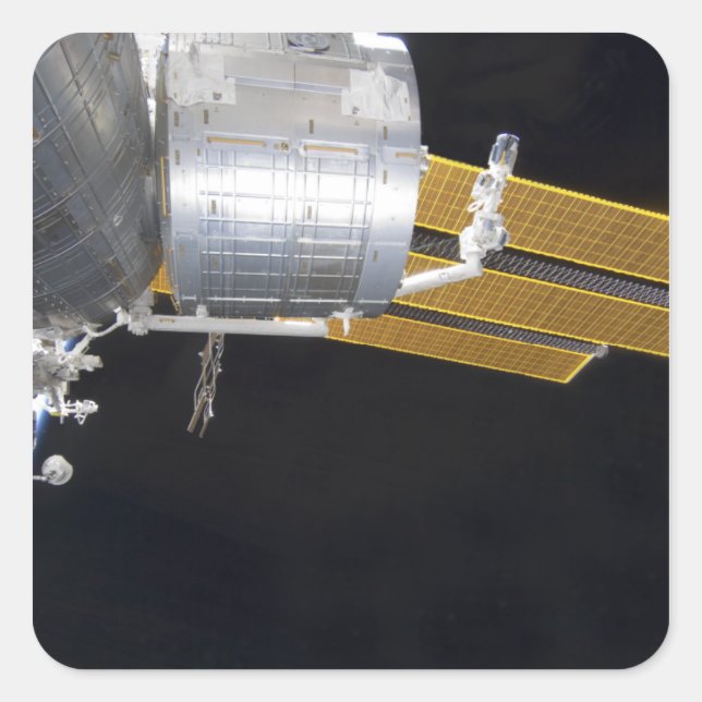 Der japanische Kibo-Komplex 2 Quadratischer Aufkleber (Vorderseite)