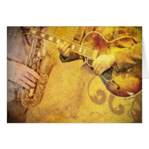 Der Jazz Musician Notecard