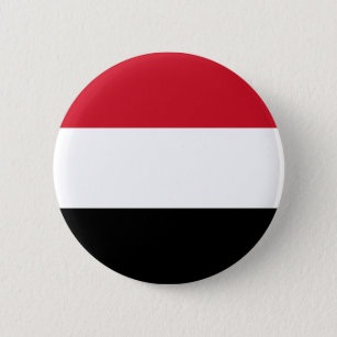 Der Jemen-Flaggen-Knopf Button