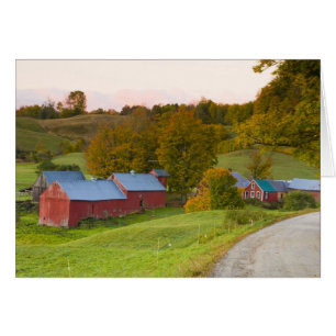 Der Jenne Bauernhof in Woodstock, Vermont. Fall
