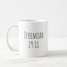 Der "Jeremia 29,11" Becher Kaffeetasse