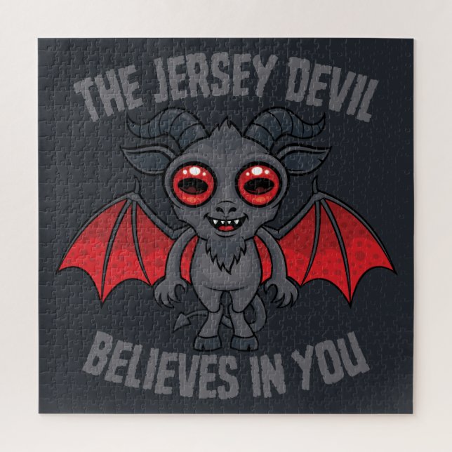 Der Jersey-Teufel glaubt an dich Puzzle (Vertikal)