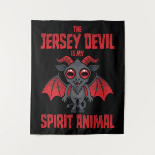Der Jersey-Teufel ist mein Seelentier Wandteppich