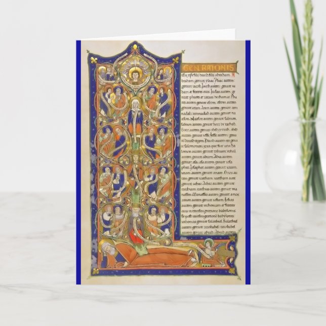 Der Jesse Baum Feiertagskarte (Vorderseite)