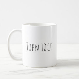 Der John 10:10 Becher Kaffeetasse