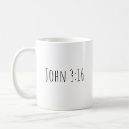 Der "John 3:16"-Becher Kaffeetasse
