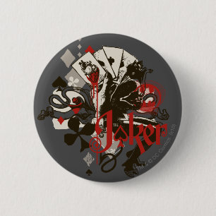Der Joker - 4 Asse Blutung des Herzschlages Button