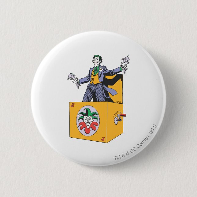 Der Joker aus der Schachtel Button (Vorderseite)