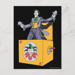 Der Joker aus der Schachtel Postkarte