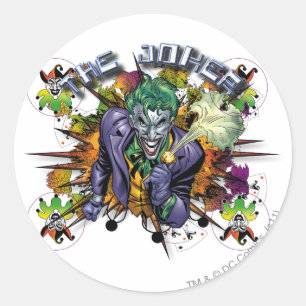 Der Joker - Explosion Runder Aufkleber