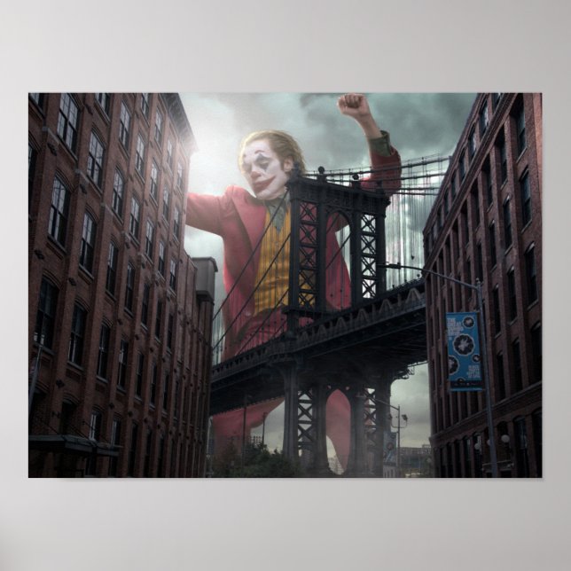 "Der Joker in New York", Joker Fan Art Poster (Vorne)