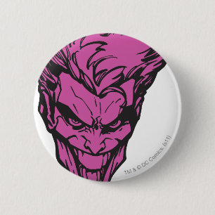 Der Joker rosa Button