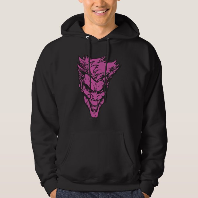 Der Joker rosa Hoodie (Vorderseite)