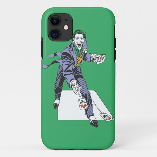 Der Joker schneidet Karten ab Case-Mate iPhone Hülle (Rückseite)