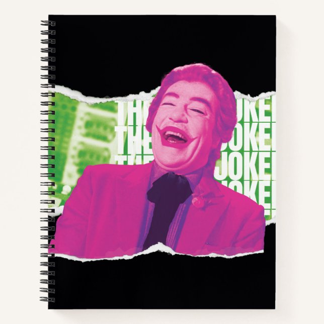Der Joker Scrapbook lacht Notizbuch (Vorderseite)
