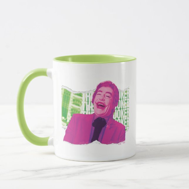 Der Joker Scrapbook lacht Tasse (Links)