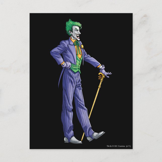 Der Joker sieht richtig aus Postkarte (Vorderseite)