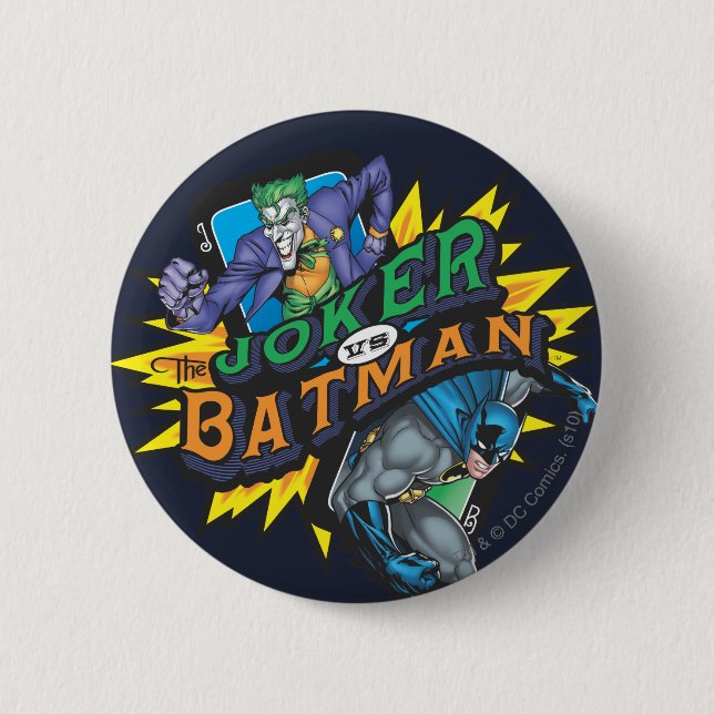 Der Joker Vs Batman Button (Vorderseite)