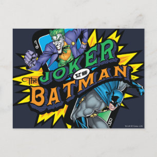 Der Joker Vs Batman Postkarte