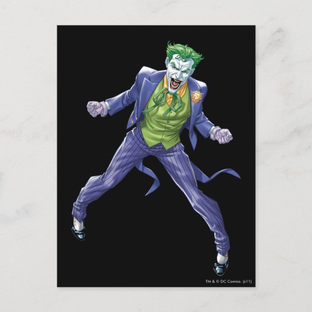 Der Joker Yells Postkarte (Vorderseite)