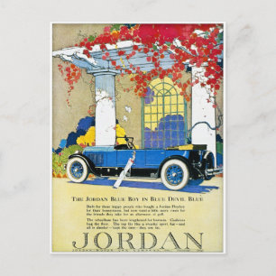 Der Jordan Blue Boy Vintage Klassiker Postkarte