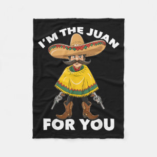 Der Juan für lustige Cinco de Mayo mexikanische Fi Fleecedecke