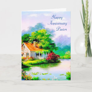 Der Jubiläum eines Pastors Karte