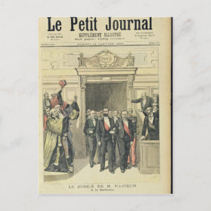 Der Jubiläum von Louis Pasteur an der Sorbonne Postkarte