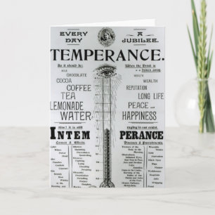 Der Jubliäum-Thermometer des Lebens Karte