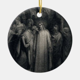 Der Judas Kuss durch Gustave Dore Keramikornament