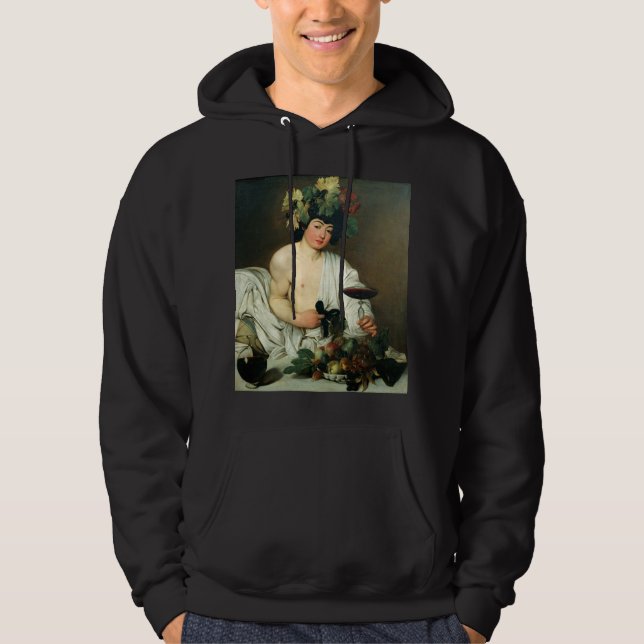 Der junge Bacchus, Caravaggio Hoodie (Vorderseite)