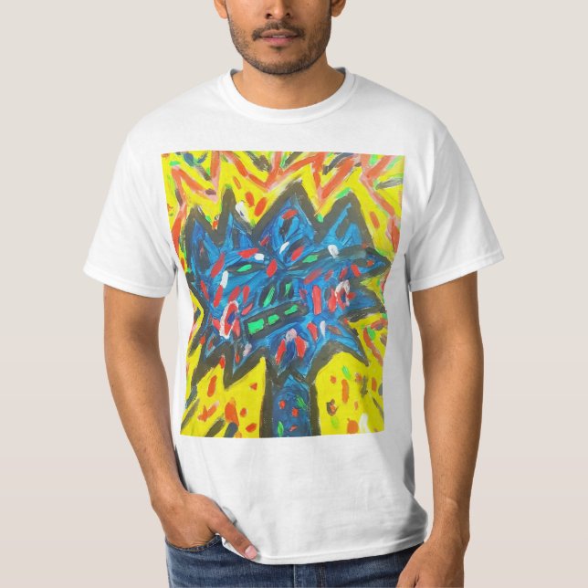 Der Junge, der Boom machte T-Shirt (Vorderseite)