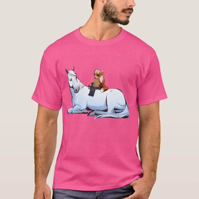 Der Junge, der Fuchs und das Pferd. T-Shirt (Vorderseite)