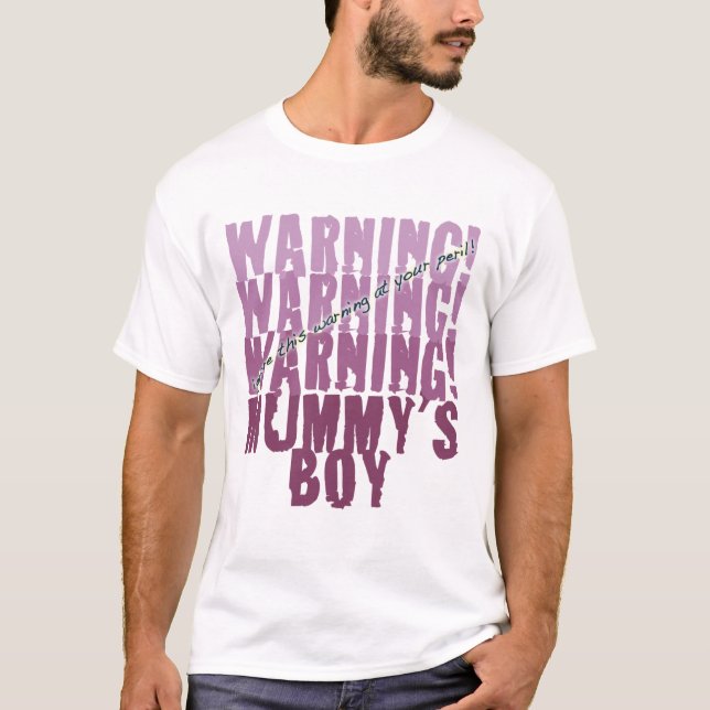 Der Junge der Mama T-Shirt (Vorderseite)