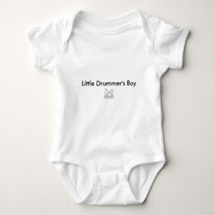 Der Junge des kleinen Schlagzeugers Baby Strampler