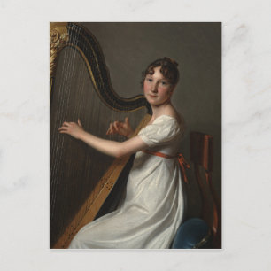 Der junge Harpist   1804-1806 Postkarte