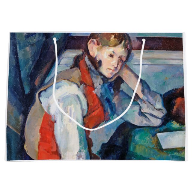 Der Junge im Roten Westen, Cezanne Große Geschenktüte (Vorderseite)