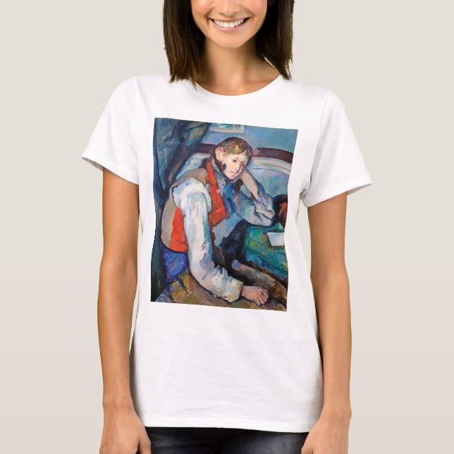 Der Junge im Roten Westen, Cezanne T-Shirt (Vorderseite)