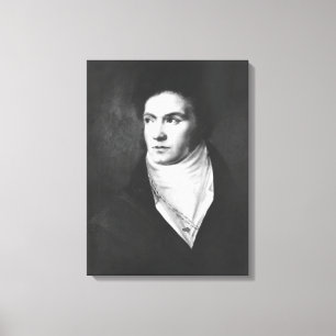 Der junge Ludwig van Beethoven 1806 Leinwanddruck
