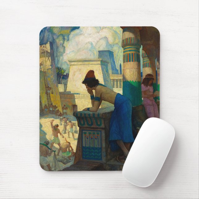 Der Junge, Moses von Newell Convers Wyeth Mousepad (Mit Mouse)