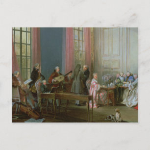 Der junge Mozart im Clavichord Postkarte